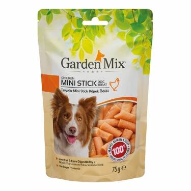 8815-Gardenmix Tavuklu Mini Stick Köpek Ödül 75gr