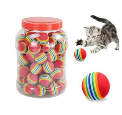 Shippo Gökkuşağı Sünger Top 50 li - 1