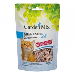 Gardenmix - 8808-Gardenmix Kurutulmuş Balıklı Kedi Ödül 60gr