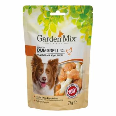 8822-Gardenmix Tavuklu Kemik Köpek Ödül 75gr