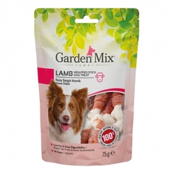 Gardenmix - 8907-Gardenmix Kuzu Sargılı Kemik Köpek Ödül 75gr