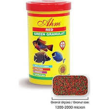 Ahm Red Green Granulat Balık Yemi 100ml