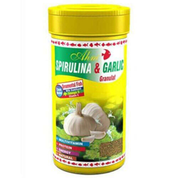 AHM - Ahm Spirulina Garlic Granulat Balık Yemi 100ml
