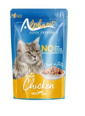 Alpha Tavuklu Jöleli Kedi Pouch 85gr*24 lü