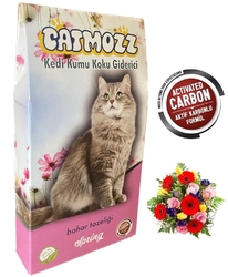 Catmozz - Catmozz Aktif Karbonlu Kedi Kumu Koku Giderici Bahar
