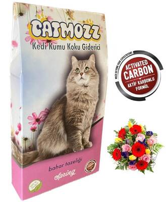 Catmozz Aktif Karbonlu Kedi Kumu Koku Giderici Bahar - 1
