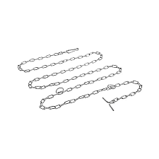 Bahçe Bağlama Zinciri 4 mm 300cm - 1