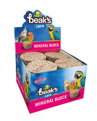 Beaks - Beaks Papağan Mineral Blok Büyük 8li