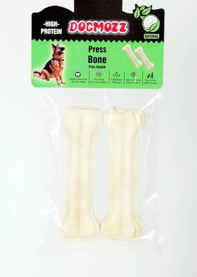 Beyaz Kemik Köpek Ödül 15cm 2li