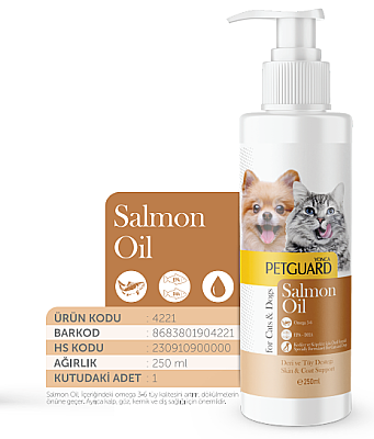 Petguard Somon Yağı Vitamini 250ml - 1