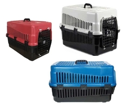 Plastik Büyük Kedi&Köpek Taşıma Box (64*38*44 cm) - Thumbnail