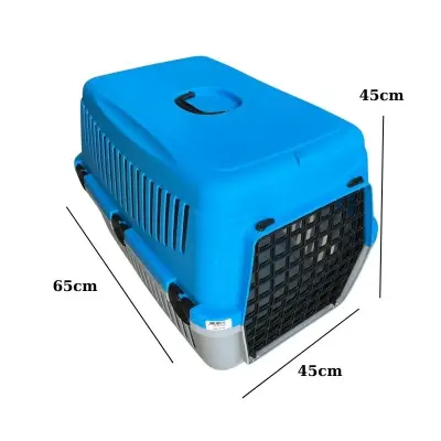 Plastik Büyük Kedi&Köpek Taşıma Box (64*38*44 cm) - 1