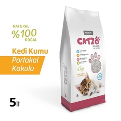  - Catzo Portakallı Kedi Kumu İnce 5 lt