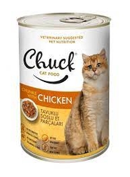 Chuck Tavuklu Kedi Konservesi 415 g 24 lü