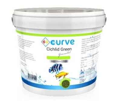 Curve Cichlid Green Granules Ciklet Balık Yemi Kova 3 kg