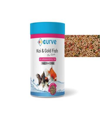 Curve Koi&Gold Fish Mix Pond Balık Yemi 1000 ml (100 gr) - 1