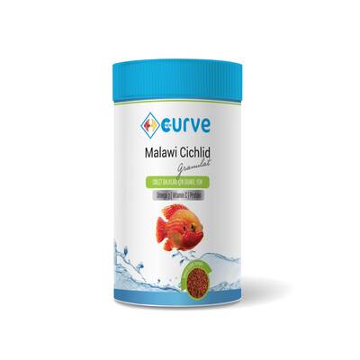 Curve Malawi Cichlid Granül Ciklet Balık Yemi 100 ml