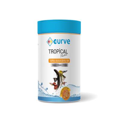 Curve Tropikal Flakes Pul Yemi 100 ml - 1
