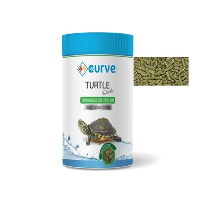 Curve Turtle Sticks Kaplumbağa Yemi 100 ml - 1