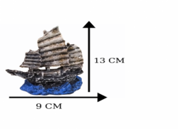Curve - D106 Yelkenli Küçük Akvaryum Dekoru