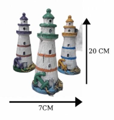 D301 Çapalı Fener Akvaryum Dekoru