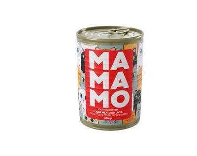 Mama Mo Kuzu ve Ciğerli Kedi Konservesi 400 gr 24lü - 1