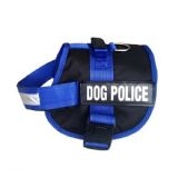 Shippo - Dog Police Sırt Tasması Küçük Mavi 43 cm