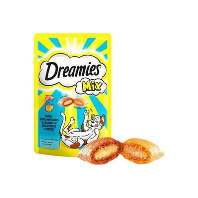 Dreamies Peynir&Somonlu Kedi Ödülü 60gr 6lı