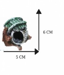 Curve - E430 Küçük Bambu Akvaryum Dekoru