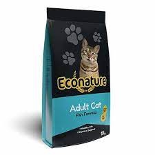 Econature - Econature Yetişkin Balıklı Kedi Maması 15 kg
