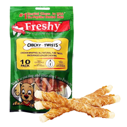 Freshy - Freshy Tavuk Sargılı Burgu Çubuk 100 gr