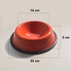 Renkli Çelik Mama Kabı 16 Oz 16 cm - 2