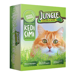 Jungle Kedi Çimi Kutulu Fileli 6 lı