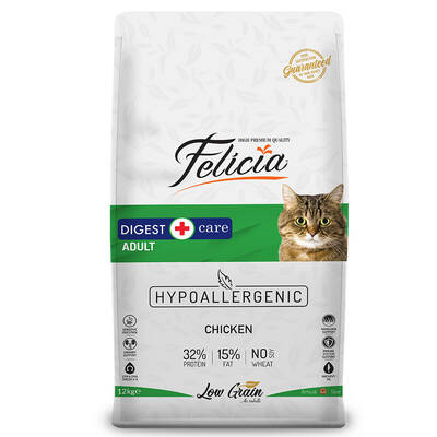 Felicia Yetişkin Tavuklu Kedi Maması 12 kg