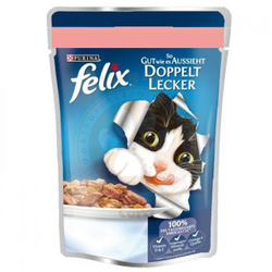 Felix - Felix Somonlu Pouch Yaş Kedi Maması 85 gr 26 lı