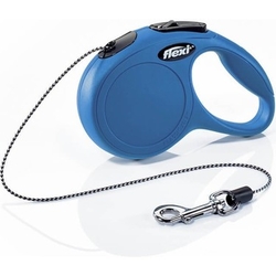 FLEXİ - Flexi NewClassic İp Gezdirme Tasması Mavi (XS) 3 m