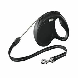 Flexi NewClassic İp Gezdirme Tasması Siyah (M) 5 m
