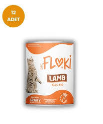 Floki Kuzu Etli Kedi Konservesi 12*400gr - 1