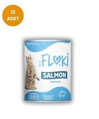 Floki Somonlu Kedi Konservesi 12*400gr