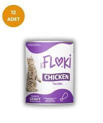 Floki Tavuklu Kedi Konservesi 12*400gr - 1