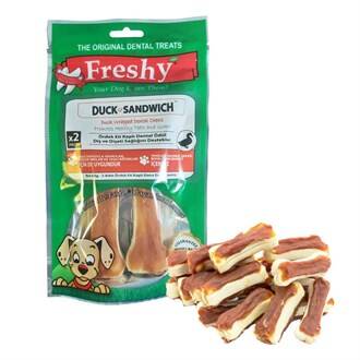 Freshy Ördekli Delights Kemik Ödül 7,5 cm(7 li) - 1