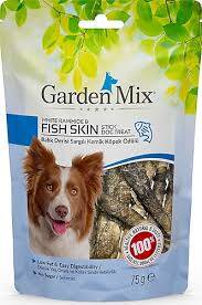 Gardenmix Balık Derisi Sargılı Kemik Köpek Ödül 75 gr