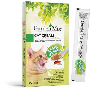 Gardenmix Kuzulu&Kedi Otlu Kedi Kreması 5*15gr