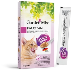 Gardenmix - Gardenmix Somon&Biotin Kedi Kreması 5*15gr
