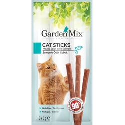 Gardenmix - Gardenmix Somonlu Kedi Stick Ödül 3*5g 