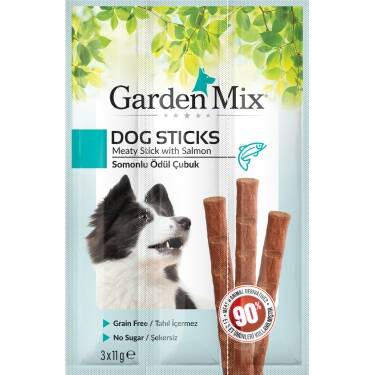 Gardenmix Somonlu Köpek Stick Ödül 3*11g 