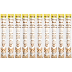 GimCat - GimCat Somonlu ve Alabalıklı Stick Kedi Ödül 50gr*10