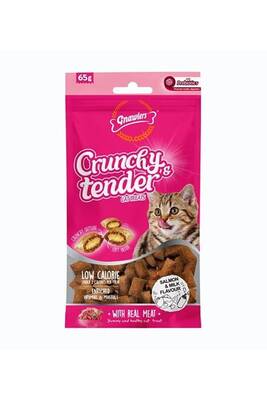 Gnawlers Somonlu&Sütlü Çıtır Kedi Ödül 65gr