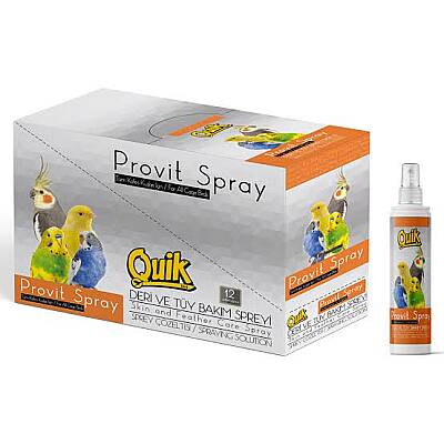 Quik Kuş Tüy Bakım Spreyi 50ml 12li - 1