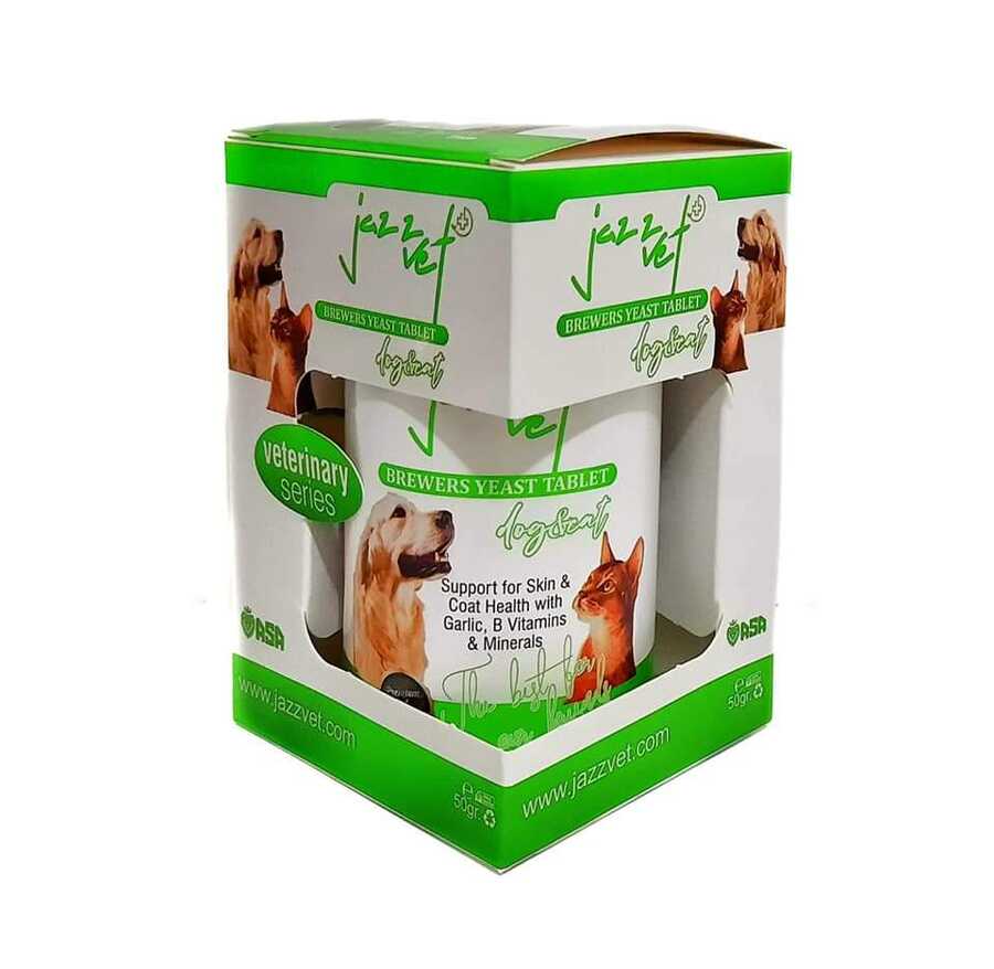 Jazz Vet Brevers Years Vitamin Tablet Cat&amp;Dog 50 gr VİTAMİNLER